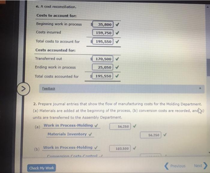 Physical units multiplied by the percentage of completion yields